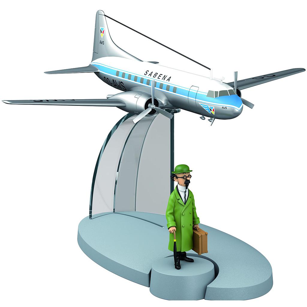Avion Tintin #17 - Le vol SABENA - L'affaire Tournesol + Tournesol