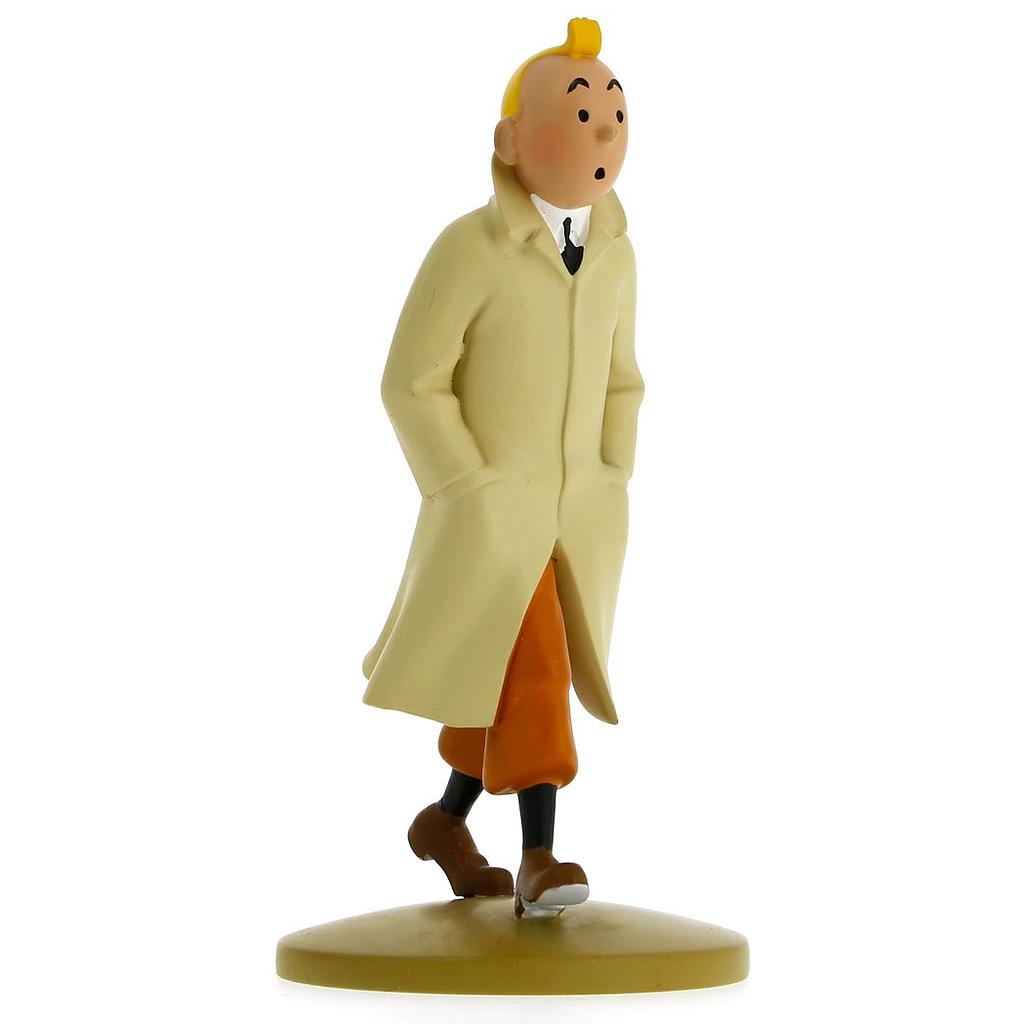 figurines tintin : la collection officielle - n° 1 : tintin en trench-coat  ( figurine + livret )