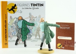 Tintin Figurine résine #064 - Anc série - Le docteur Müller réapparaît