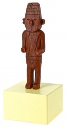 Tintin Figurine résine Le musée imaginaire - Fétiche Arumbaya