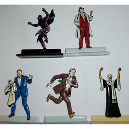 Figurine métal Blake & Mortimer 5 personnages