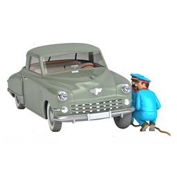 Voiture Tintin 1/24è #017 La Studebaker du garage Simoun / Au pays de l'or noir