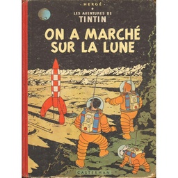 Les Aventures de Tintin - EO BE T17 - On a marché sur la lune 1ère éd