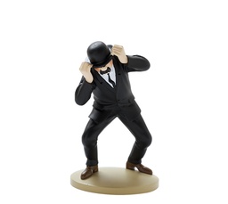Tintin figurine résine #004 - Dupond engoncé sous son chapeau