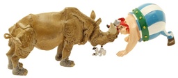 Astérix - Obélix nez à nez avec le rhinocéros Pixi classique