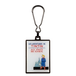 Tintin Porte-clé métal - Couverture T01 Soviets N/B