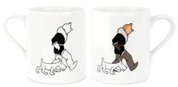 Mug Tintin - N/B Colorisé T01 - Tintin au pays des Soviets