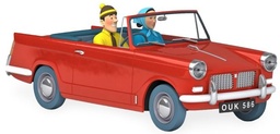 Voiture Tintin 1/24è #052 Le cabriolet MG des touristes / L'île noire