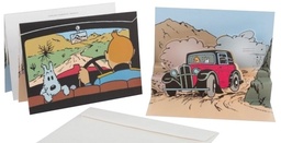 CP Hergé Pop-up - Tintin l'oreille cassée