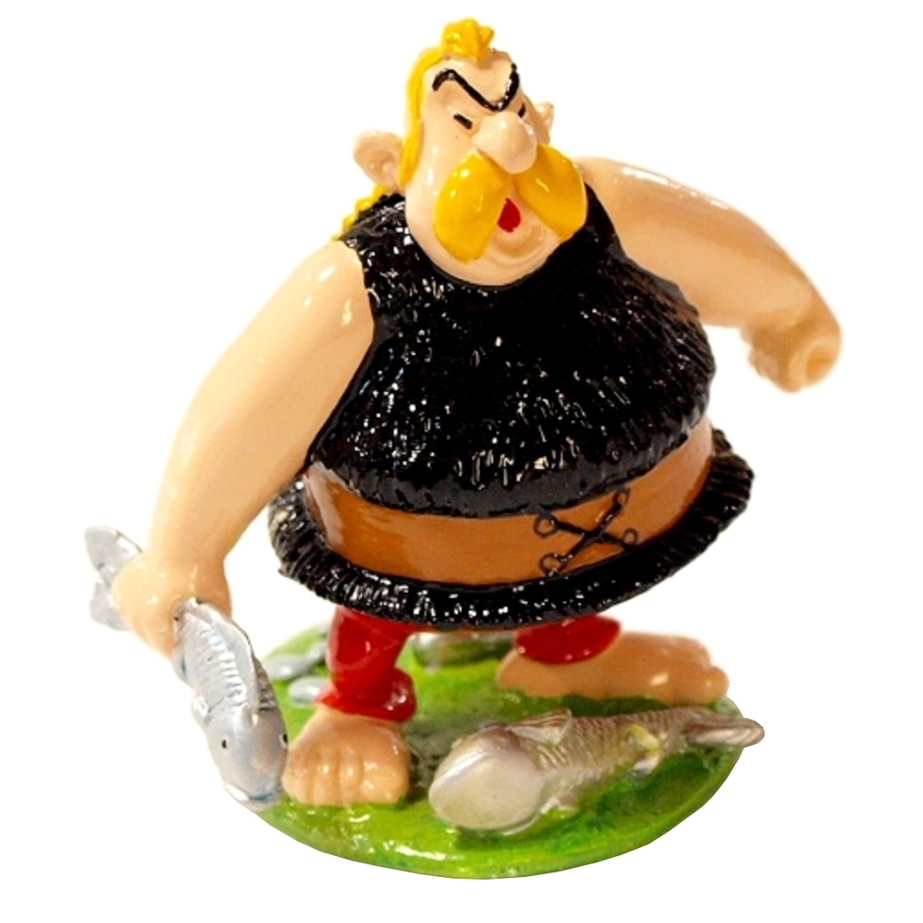 Figurine métal Astérix - Ordralfabetix faché (Pixi)