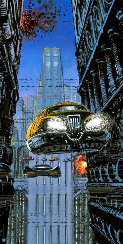 Affiche édition d'art Mézières Valérian - Le cercle du pouvoir (50x100) Numérotée & Signée 199 ex.