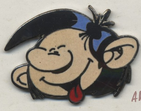 Pin’s Gaston Lagaffe - tête tirant la langue