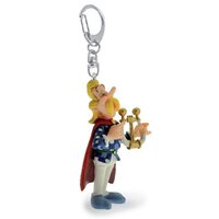 Figurine porte-clé PVC Astérix - Assurancetourix joue de la lyre
