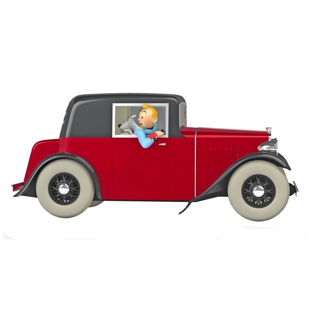 Voiture Tintin 1/24è #016 La Rosengart de l'évasion / L'oreille cassée