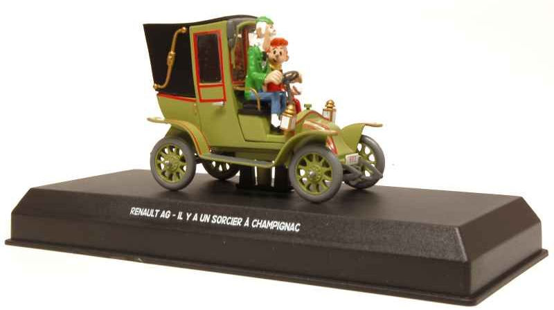 Voiture Spirou & Fantasio 1/43 #06 Renault AG - T02 Il y a un sorcier à Champignac