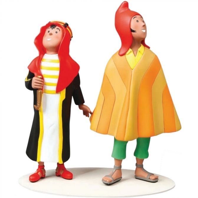 Figurine résine Tintin - Le musée imaginaire - Abdallah & Zorrino
