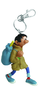 Figurine porte-clé PVC Gaston Lagaffe - Gaston en Duffelcoat