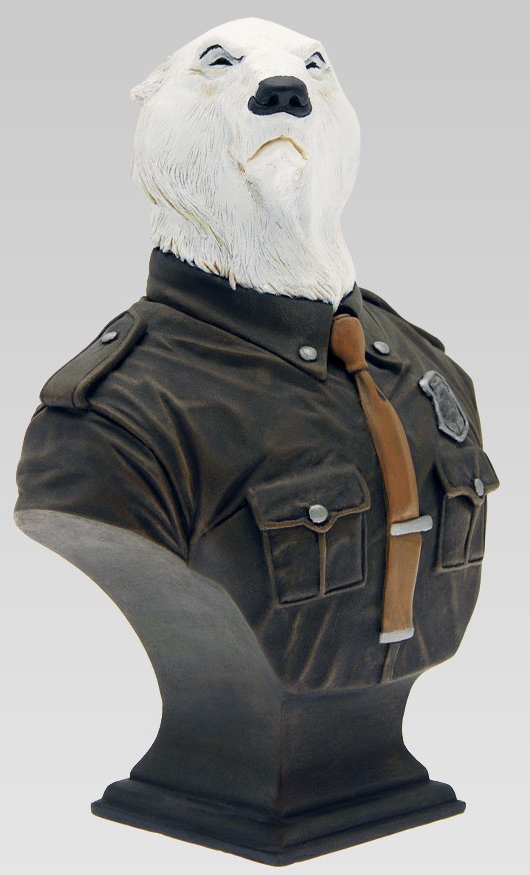 Figurine résine Blacksad - Buste Hans Karup (Attakus)