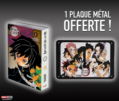 Demon Slayer - Edition Pilier - T01 + plaque métal offerte