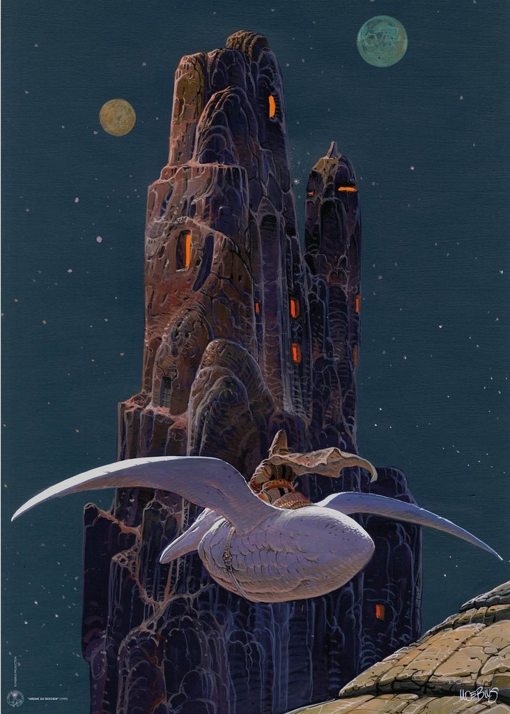 Poster Moebius - Arzak - Arzak au Rocher