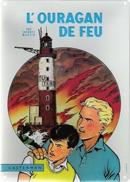 Plaque émaillée Lefranc - T02 - L'ouragan de feu