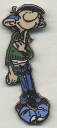 Pin’s Gaston Lagaffe - Gaston heureux