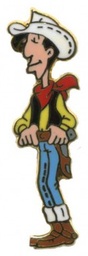 Pin’s Lucky Luke debout