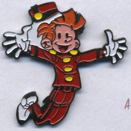 Pin's Spirou & fantasio - Spirou sautant 4