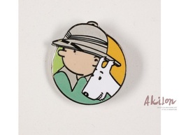 Pin’s Tintin et Milou au Congo