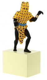 Figurine résine Tintin - Le musée imaginaire - L'homme-léopard