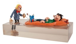 Figurine résine Gaston Lagaffe - L'inondation