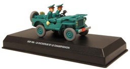 Voiture Spirou & Fantasio 1/43 #05 Jeep Willys MB - T07 Le dictateur et le champignon 1/43