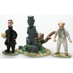 Figurine métal - Théodore Poussin & Monsieur Novembre