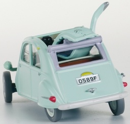 Voiture Tintin 1/43è #033 - La Citroën 2CV emboutie des Dupondt "Les bijoux de La Castafiore" (1954)