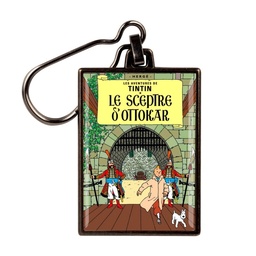 Tintin Porte-clé métal - Couverture T08 Le sceptre d'Ottokar couleurs