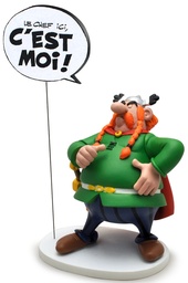 Figurine résine Astérix - Coll. Bulles - Abraracourcix "Le chef, c'est moi..." v.2