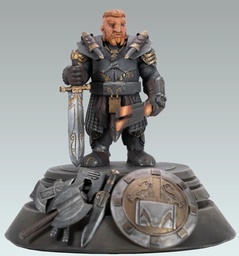 Figurine résine Mondes d'Aquilon - Nains - Diorama Redwin de la forge (Attakus)
