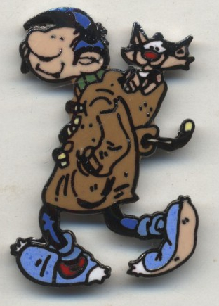 Pin’s Gaston Lagaffe - Gaston en duffelcoat
