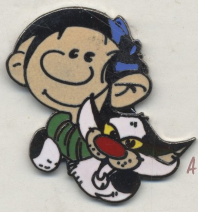 Gaston et son chat tête