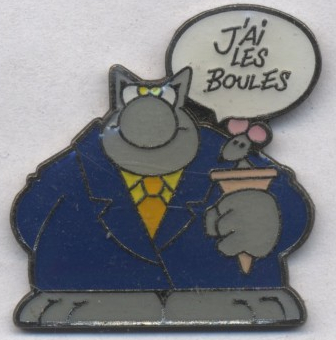 Pin’s Le Chat - J’ai les boules