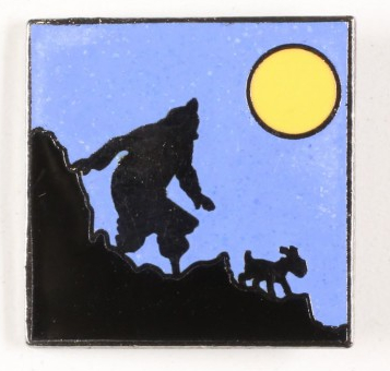 Pin’s Tintin et Milou sous la lune