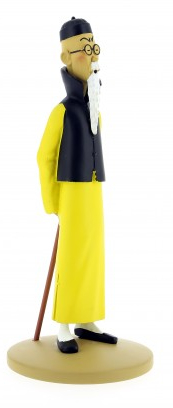 Tintin Figurine résine #050 - Wang Jen Ghie se présente