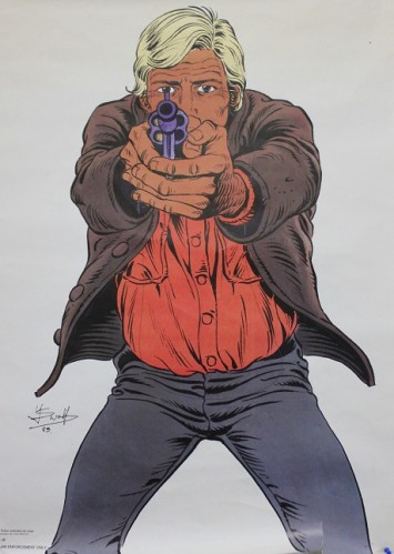 Poster - Cible PJ Liège - Swolfs : Homme au blouson brun 1