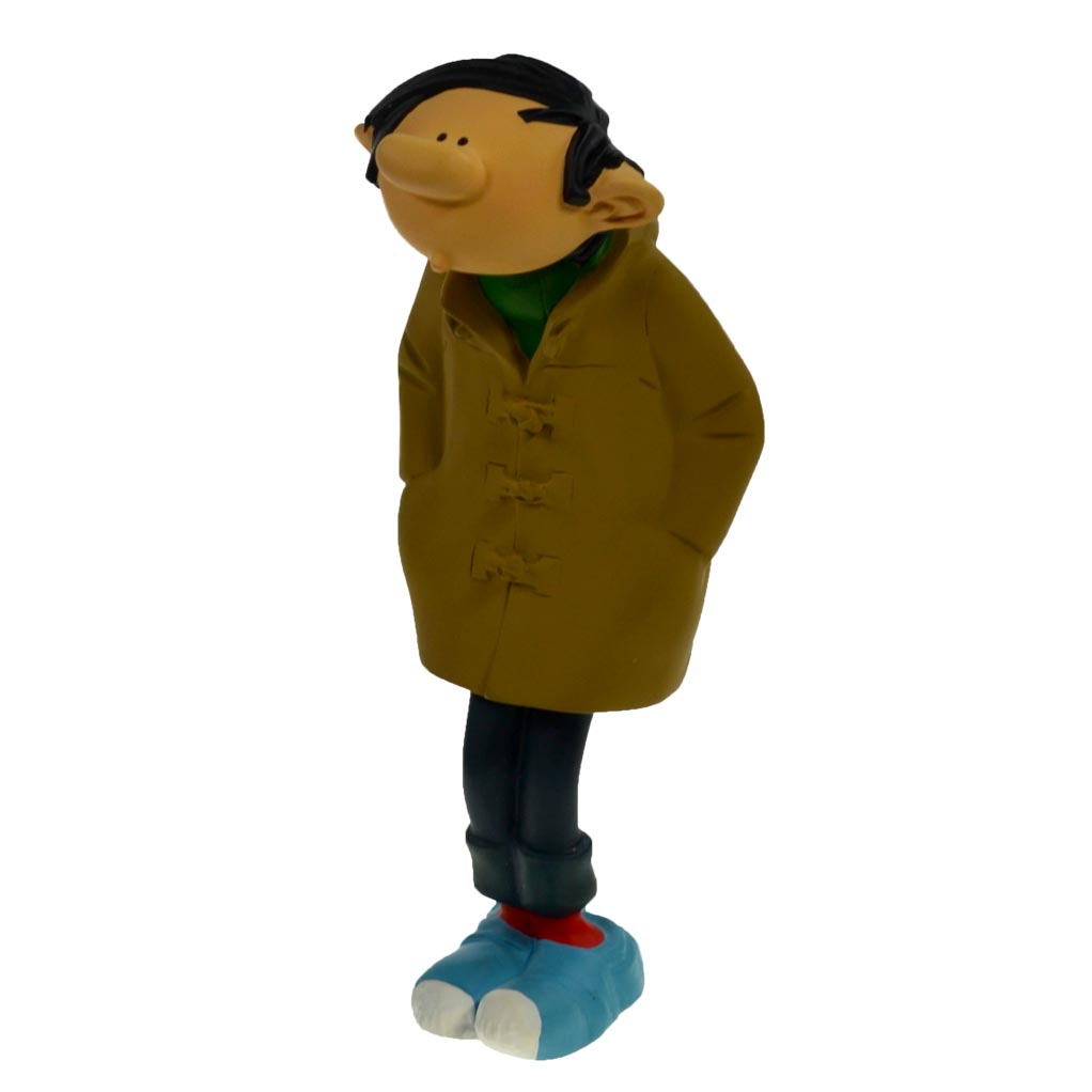 Figurine résine Gaston Lagaffe - En duffelcoat (Leblon-Delienne)