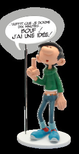 Figurine résine Gaston - Coll. Bulles - "Suffit que je dorme"