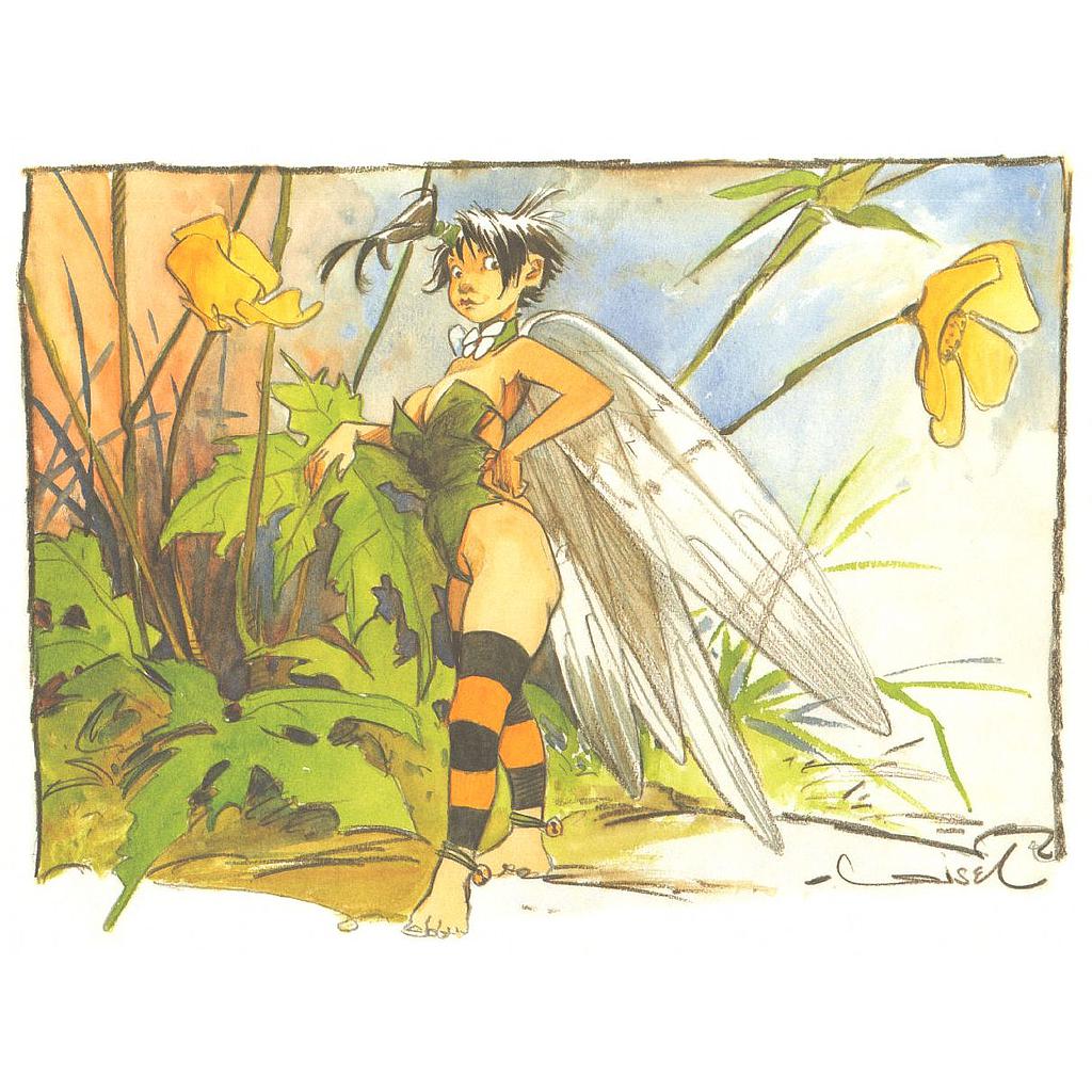 Ex-Libris Loisel Peter Pan - Fée Clochette /1 (30x40)