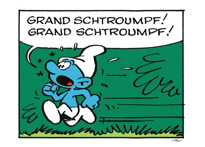 Les Schtroumpfs - Poster Panique