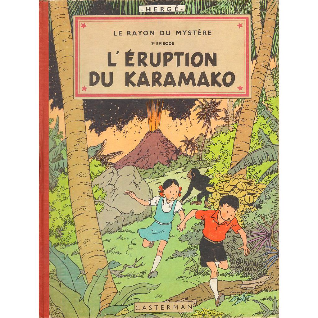 Jo, Zette et Jocko - Rééd. T04 - L'éruption du Karamako (B32 1962)