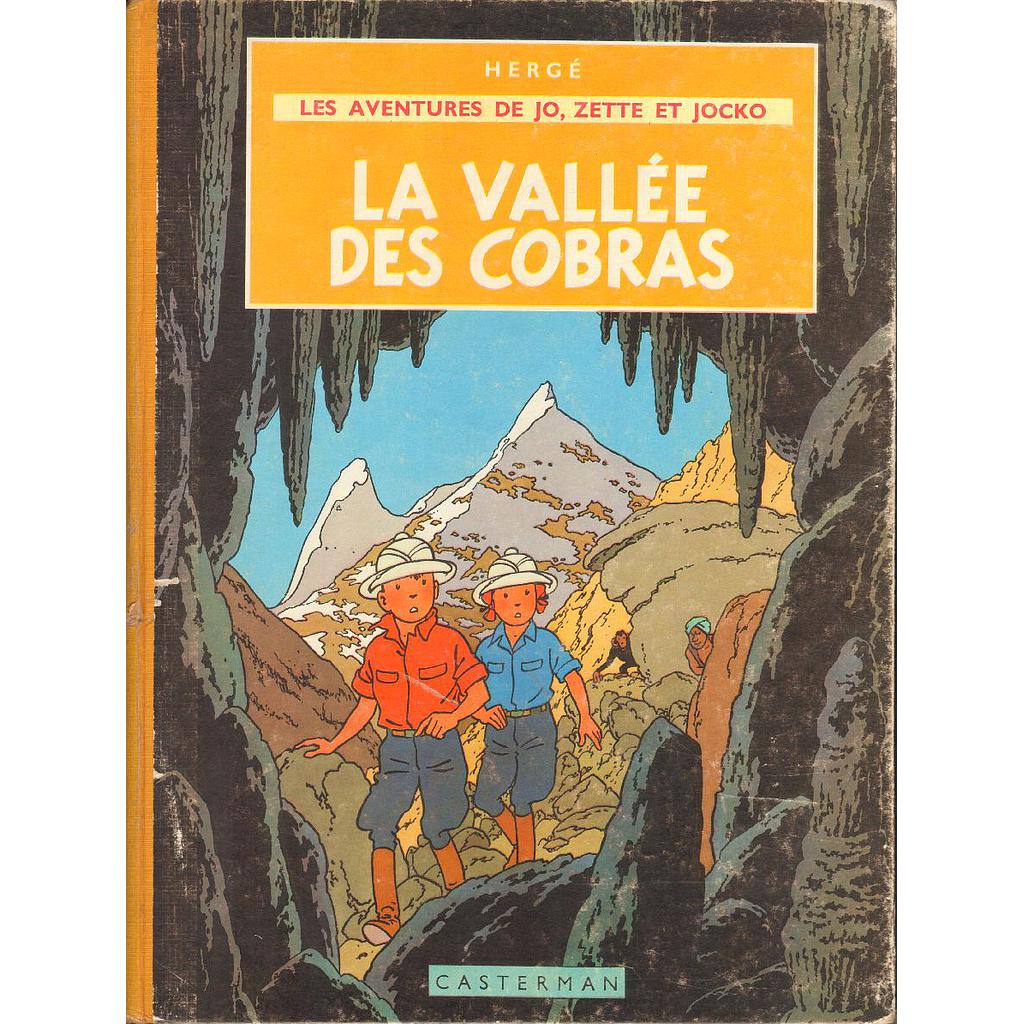 Jo, Zette et Jocko - T05rééd.1963B34 - La vallée des cobras