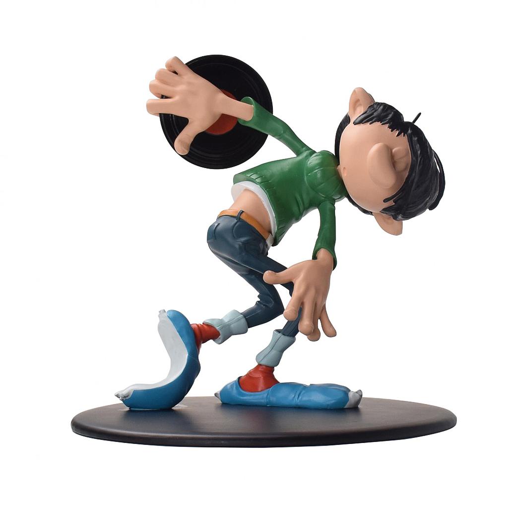 Figurine résine Gaston Lagaffe - Le discobole